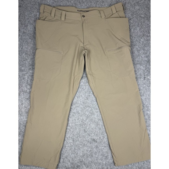 Duluth Pack Other - Duluth Trading Pants Mens 46x32 Tan Flexpedition Relaxed Fit Stretch Hiking EUC